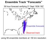 Simulated tracks of the 1938 hurricane. (Click image to enlarge and for more inf