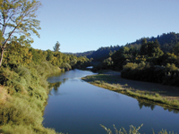 Photo of the Russian River in Northern California