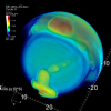 VisIT software visualization of supernova simulation data