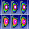 Image of the initial stage of a large edge instability in the DIII-D tokamak