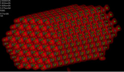 Color visualization of ZnO nanorods