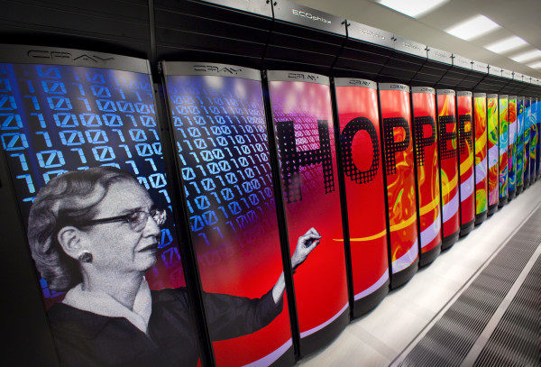 “Hopper,” a Cray XE6 installed at NERSC in 2010, was named in honor of computing pioneer Rear Admiral Grace Murray Hopper.