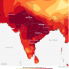India heat wave map