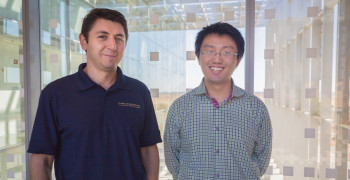 Professor Florin Rusu and graduate studuent Weijie Zhao