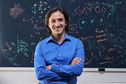 Jorge Muñoz, Ph.D., assistant professor of physics at The University of Texas at El Paso. Photo: J.R. Hernandez / UTEP Marketing and Communications