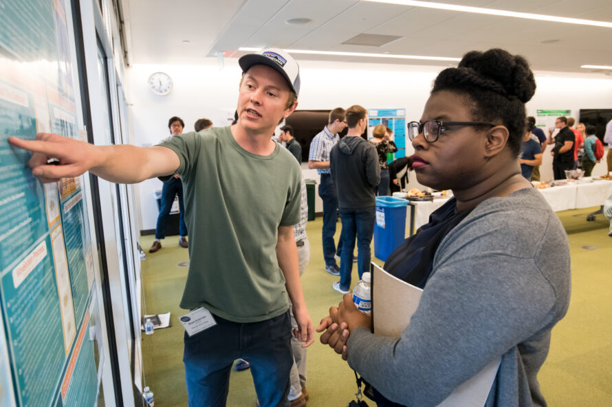 Summer students and student-faculty teams will present their results in a culminating poster session held August 8.