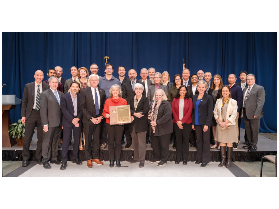 Group photo of ECP Leadership award recipients.