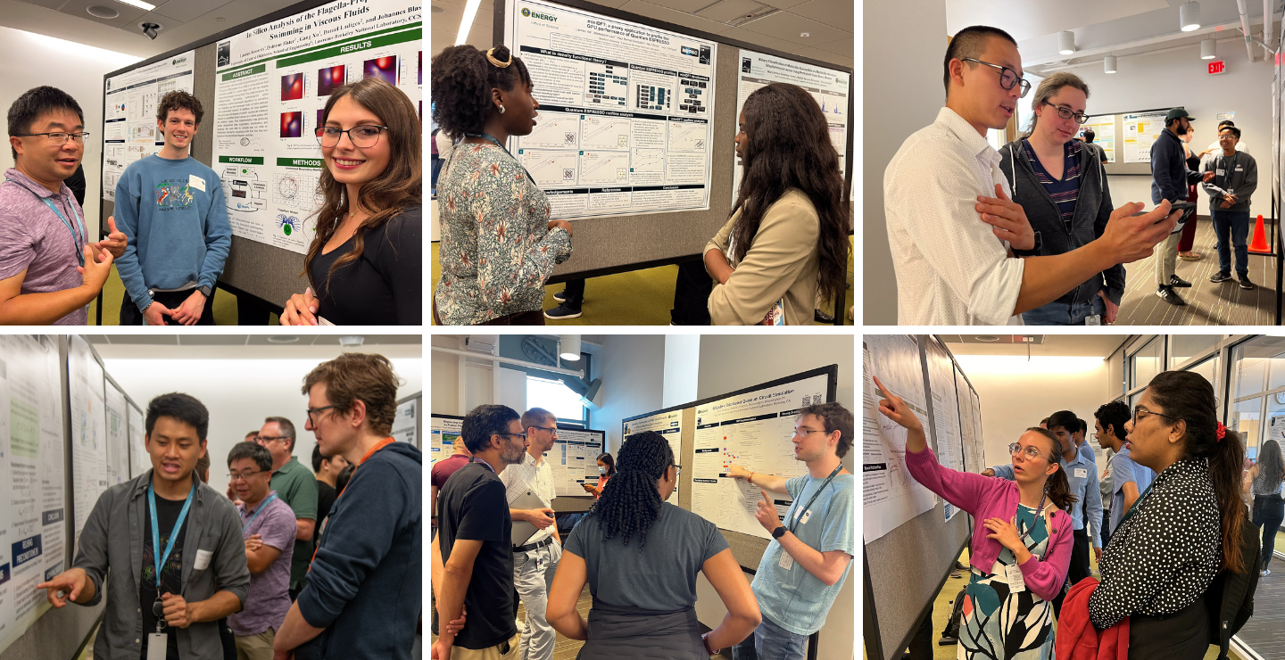 Collage of photos from the 2024 Summer Poster Session