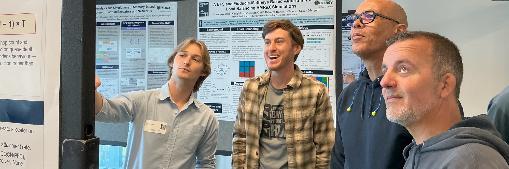 summer student presents poster